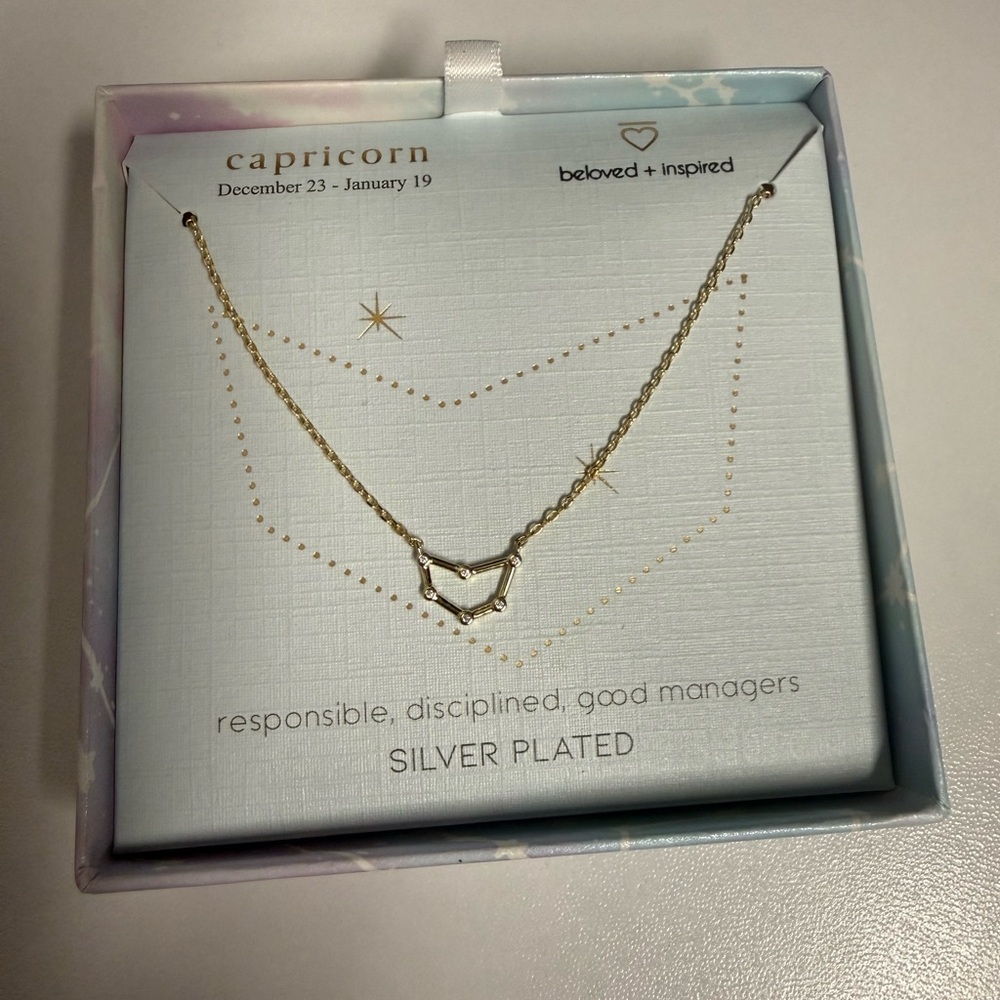 Capricorn Gold Necklace